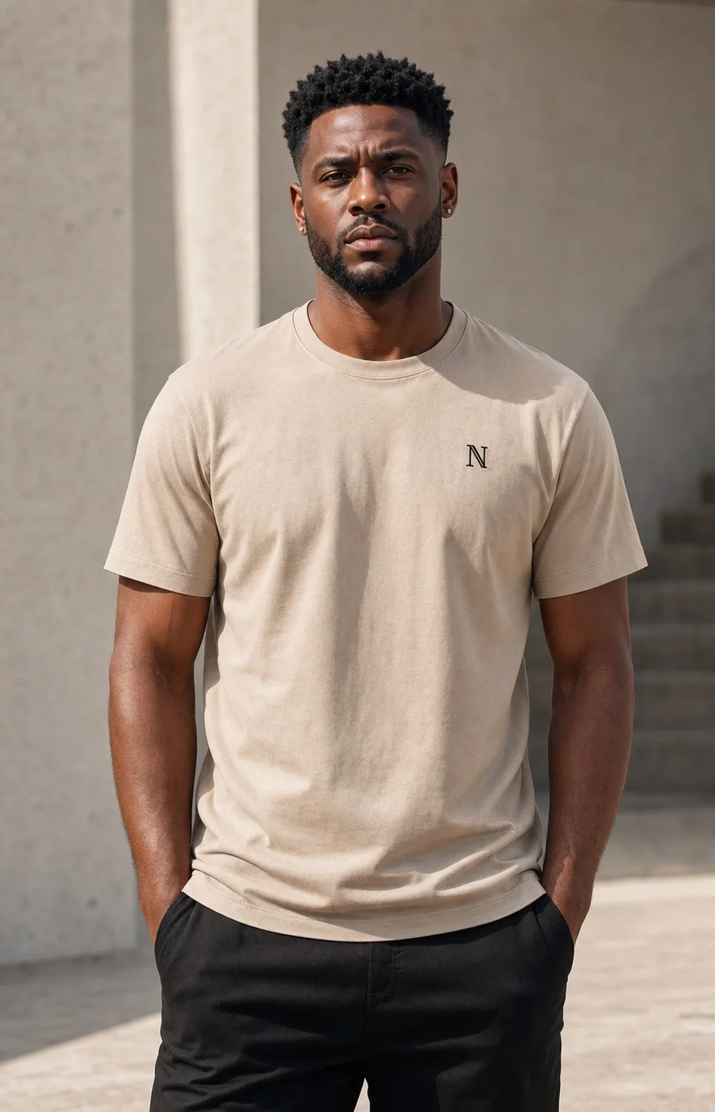 Camiseta Premium Areia