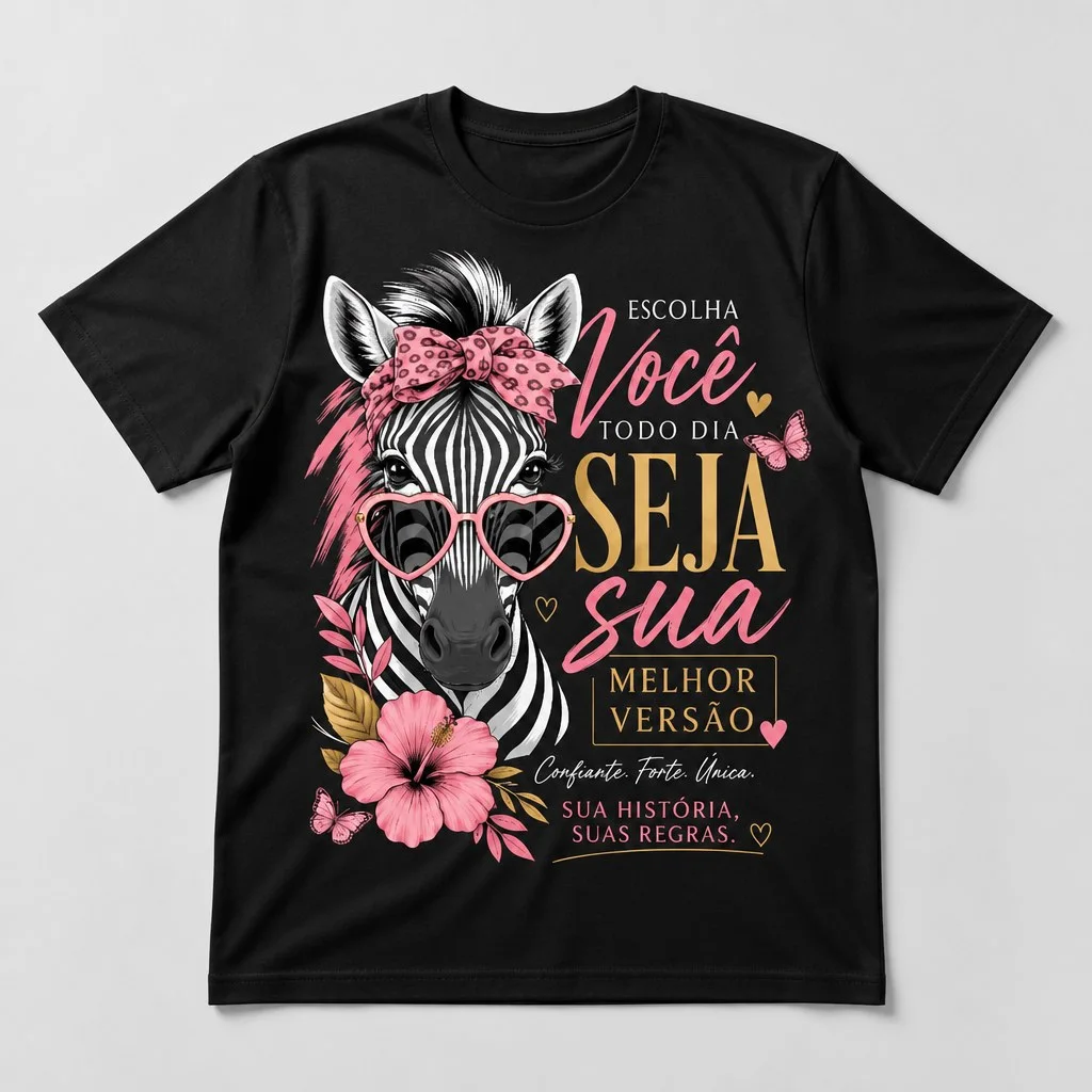 Camiseta Feminina Estampada