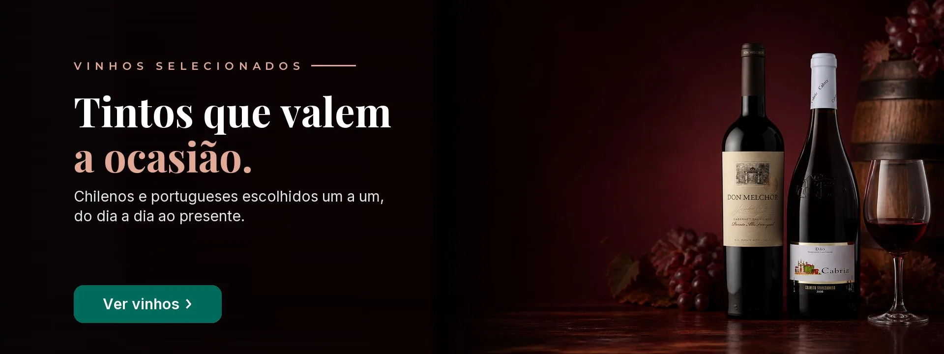 Tintos que valem a ocasião